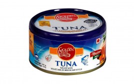 Golden Prize Tuna Salad with Vegetables Mexican Style, Mexican Mix  Tin  185 grams